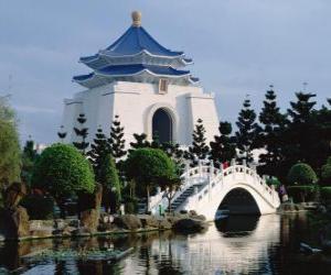 yapboz Chiang Kai-Shek Memorial Hall, Taipei, Tayvan